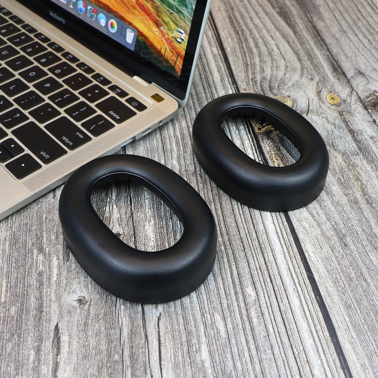 For Jabra Evolve2 85 2nd Generation 2pcs Headphone Sponge Cover(Black)