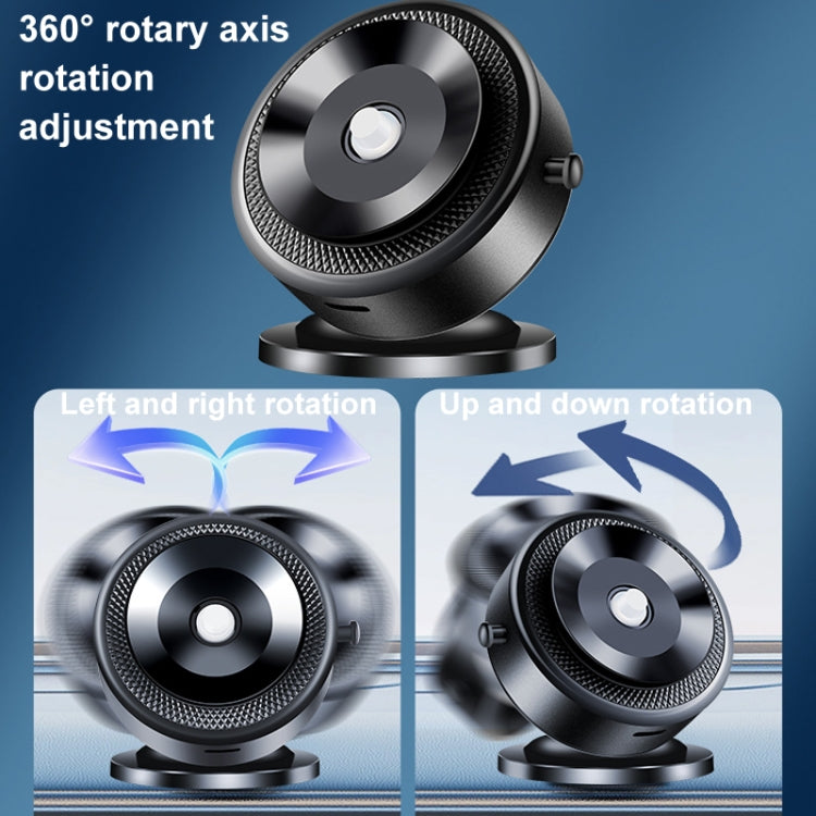 AIMITE M12 Car Phone Magnetic Rotating Holder Vacuum Suction Cup Strong Magnetic Support Bracket(Silver)