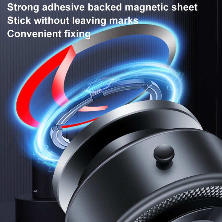 AIMITE M12 Car Phone Magnetic Rotating Holder Vacuum Suction Cup Strong Magnetic Support Bracket(Silver)