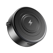 AIMITE M8 Car Wireless Charger Phone Holder Vacuum Suction Cup Strong Magnetic Support Bracket(Tarnish Black)