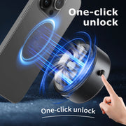AIMITE M8 Car Wireless Charger Phone Holder Vacuum Suction Cup Strong Magnetic Support Bracket(Black)