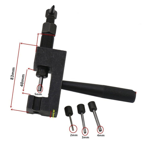 14pcs / Set Motorcycle / Beach Bike / Bicycle Repair Universal Chain Removal Tool Set