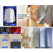 LM-1609S Portable Steam Handheld Electric Iron Home Mini Hanging Iron, Spec: UK Plug