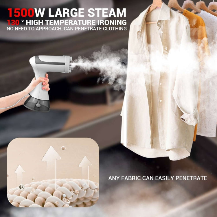 Small Portable Handheld Household Steam Spray Clothes Wrinkle Removal Iron, Size: UK Plug(White)