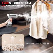 Small Portable Handheld Household Steam Spray Clothes Wrinkle Removal Iron, Size: UK Plug(White)