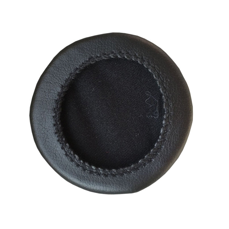 For Edifier K550 2pcs Headphone Sponge Leather Case 6cm Earmuffs(Black)