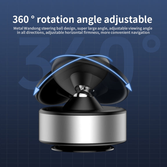 AIMITE X11 Car Vacuum Adsorption Cell Phone Magnetic Holder Universal Adjustable Navigation Support Bracket(Black Ordinary Model)