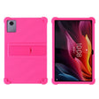 For Lenovo Tab K11 Plus Shockproof Silicone Tablet Protective Case With Holder(Rose Red) - Lenovo by PMC TechLife | Online Shopping South Africa | PMC TechLife | Buy Now Pay Later Mobicred
