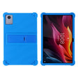 For Lenovo Tab K11 Plus Shockproof Silicone Tablet Protective Case With Holder(Blue) - Lenovo by PMC TechLife | Online Shopping South Africa | PMC TechLife | Buy Now Pay Later Mobicred
