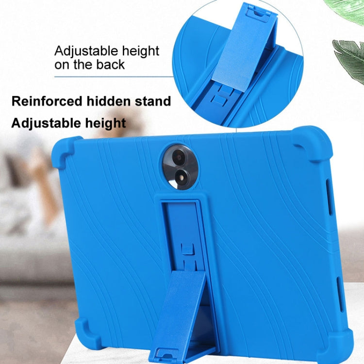 For TCL TAB 11 Gen 2 Shockproof Silicone Tablet Protective Case With Holder(Red)