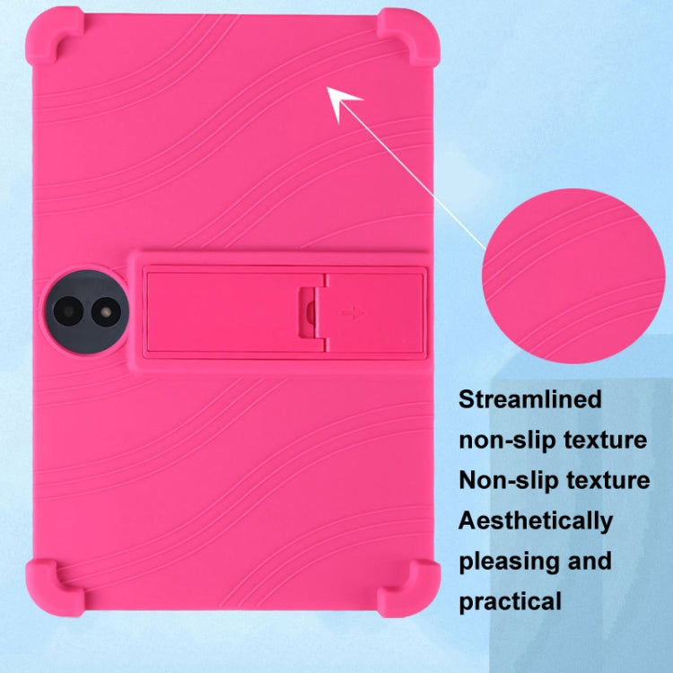 For TCL TAB 11 Gen 2 Shockproof Silicone Tablet Protective Case With Holder(Red)