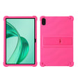 For Honor Pad X9 Shockproof Silicone Tablet Protective Case With Holder(Rose Red) - Honor by PMC TechLife | Online Shopping South Africa | PMC TechLife | Buy Now Pay Later Mobicred