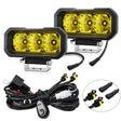 E23 40W 9V-30V 5 Inch Waterproof 3-Eye Headlight(Spotlight Yellow Light) - free shipping - PMC Jewellery - Order now!