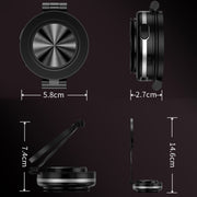 AIMITE C2 Car Vacuum Suction Cup Magnetic Three Axis Linkage Rotatable Cell Phone Holder(Black)