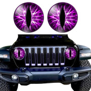 1pair Beast Eyes Headlight Decorative Stickers Off-Road Vehicle Front Lights Stereo Decals, Style: 5
