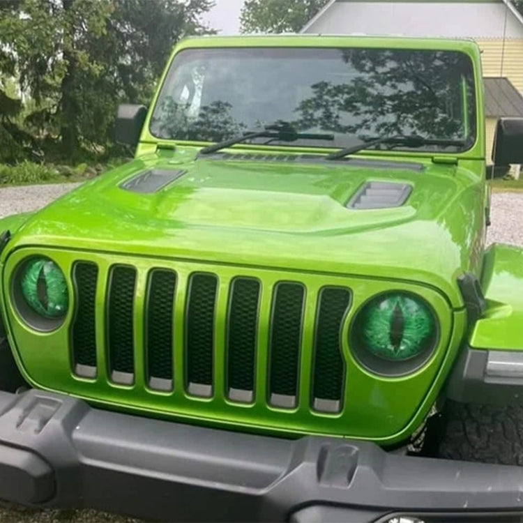1pair Beast Eyes Headlight Decorative Stickers Off-Road Vehicle Front Lights Stereo Decals, Style: 31