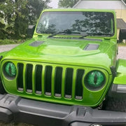 1pair Beast Eyes Headlight Decorative Stickers Off-Road Vehicle Front Lights Stereo Decals, Style: 31