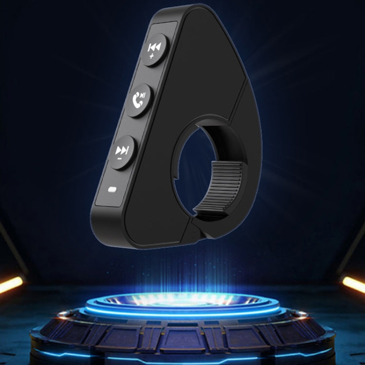 Q15 Motorcycle Riding Wireless Bluetooth Handlebar Control Phone Button Remote Controller(Black)