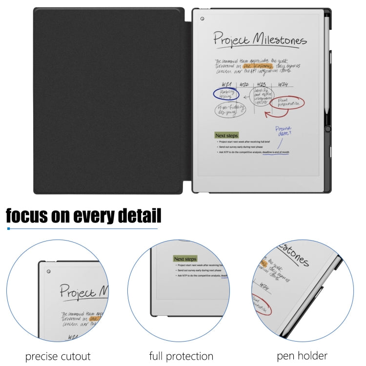 For reMarkable Paper Pro 2024 11.8 inch Book Style Dormant Case(Gray)