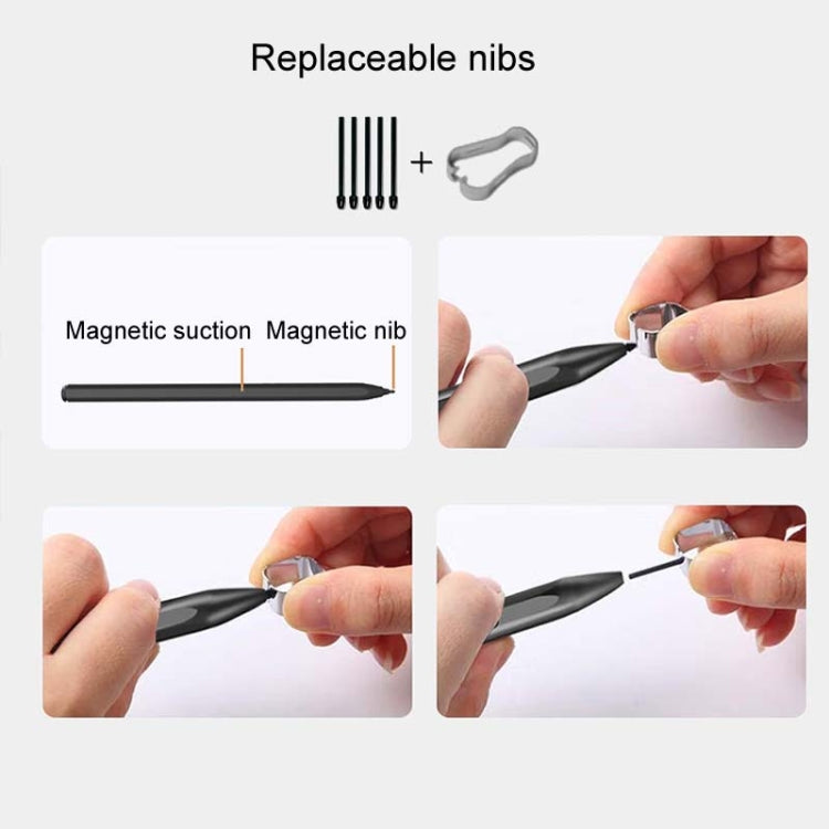 4096 Grade Pressure Sensitive EMR Stylus, Style: D-003 Upgrade+5 Felt Tips+1 Pen Clip