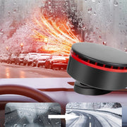 12V Car Heater 360 Adjustable Defogging Defrosting Heating Fan Heating Cooling Function Windscreen Defroster Demister(Black Red)