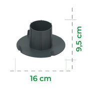 For Thermomix TM31 Blender Splash Guard Lid Anti-Splash Cover(Black)