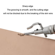 7 In 1 Leather Edge Presser Groove Cutter Edge Trimmer(Brown)