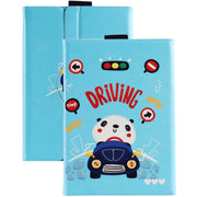 For UMIDIGI G1 Tab 10-11 inch Universal 360 Degree Rotation Leather Tablet Case(Blue Car)