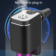 A26 Intelligent Car Air Vent Essential Oil Aromatherapy Diffuser Deodorizing Spray Scent Extender(Black)