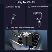 A26 Intelligent Car Air Vent Essential Oil Aromatherapy Diffuser Deodorizing Spray Scent Extender(Red)