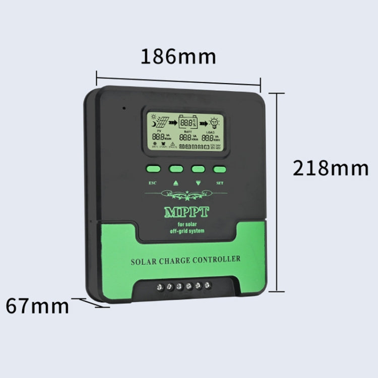 12V/24V 60A MPPT Intelligent Lighting Identification Solar Controller, Model: CM-D60
