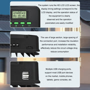 12V-24V 40A WIFI Remote MPPT Home Energy Storage Control System Solar Controller, Model: CM-D40