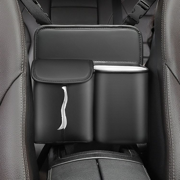 Car Armrest Box Storage Bag Auto Interior Multi-Functional Shelf, Style: With Built-In Bucket