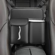 Car Armrest Box Storage Bag Auto Interior Multi-Functional Shelf, Style: With Built-In Bucket