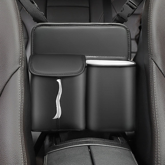 Car Armrest Box Storage Bag Auto Interior Multi-Functional Shelf, Style: With Built-In Bucket