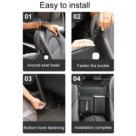 Car Armrest Box Storage Bag Auto Interior Multi-Functional Shelf, Style: With Built-In Bucket