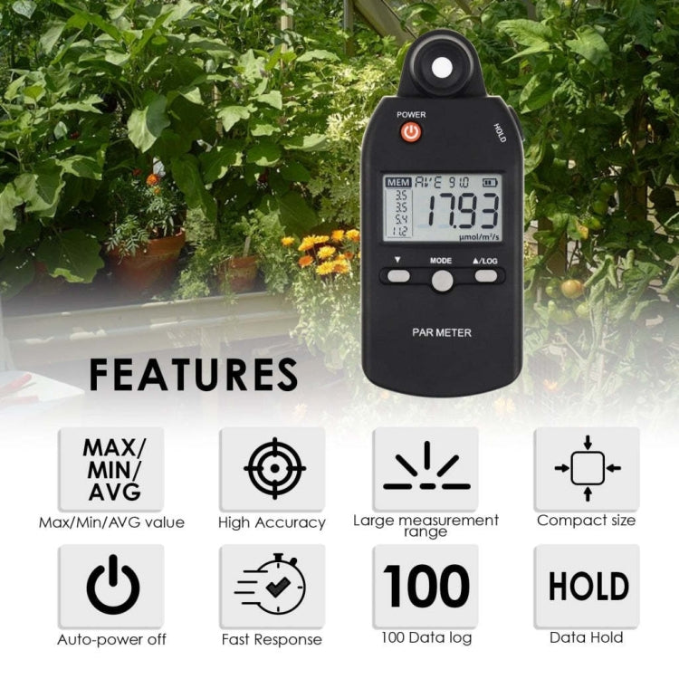 Portable Luminous Flux Visible Light Spectrometer Radiometer(PAR-355)