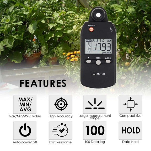 Portable Luminous Flux Visible Light Spectrometer Radiometer(PAR-355)