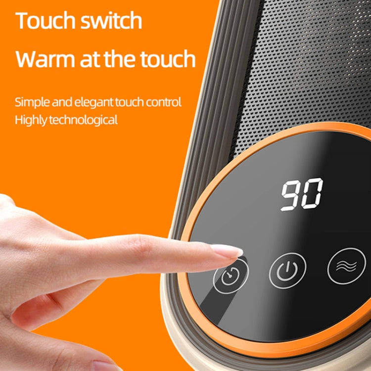 E68 1200W PTC Ceramic Heating Desktop Heater Smart Electric Heater, Plug: UK Plug(Standard Model)