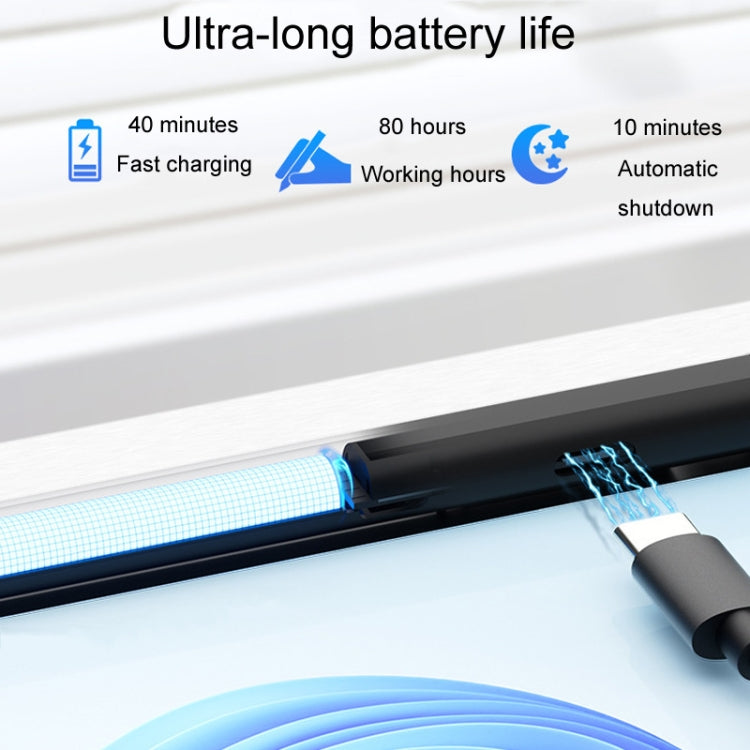 For Microsoft Surface Pro/Go/Laptop/Book Anti-Touch Handwriting Capacitive Pen(Black)