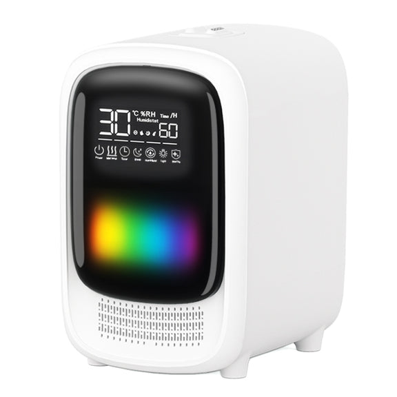 FS101 3.5L Colorful Light Home Bluetooth Music Aromatherapy Humidifier, Spec: UK Plug(Whtie)
