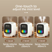 FS101 3.5L Colorful Light Home Bluetooth Music Aromatherapy Humidifier, Spec: EU Plug(Whtie)