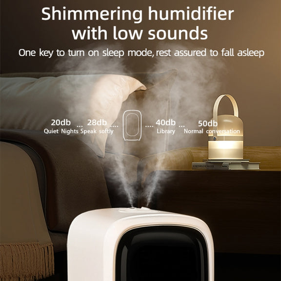 FS101 3.5L Colorful Light Home Bluetooth Music Aromatherapy Humidifier, Spec: EU Plug(Whtie)