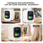 FS101 3.5L Colorful Light Home Bluetooth Music Aromatherapy Humidifier, Spec: EU Plug(Whtie)