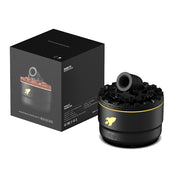 Turret Shape Aromatherapy Humidifier With 3-speed Timer 7-color Atmosphere Light US Plug White