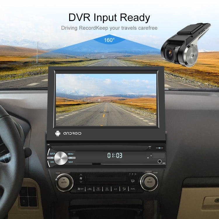 2+64G 7-Inch Single Din Android 10.0 Carplay Screen With GPS Navigation/Bluetooth/Mirror Link/DVR Input, Spec: Standard Edition