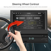 2+64G 7-Inch Single Din Android 10.0 Carplay Screen With GPS Navigation/Bluetooth/Mirror Link/DVR Input, Spec: Standard Edition