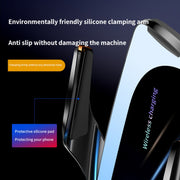 Q96 Car Wireless Charging Cell Phone Navigation Mount, Style: Standard+Suction Cup