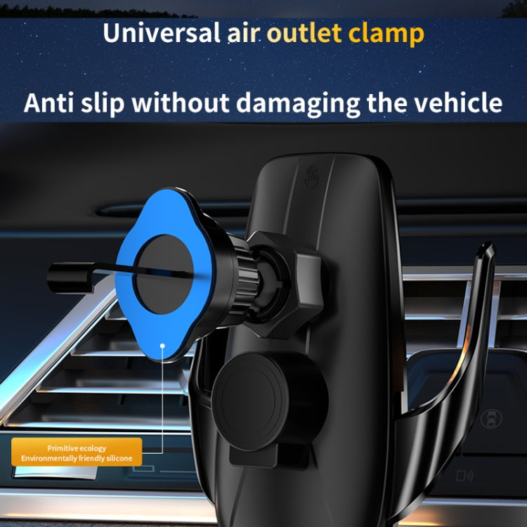 Q96 Car Wireless Charging Cell Phone Navigation Mount, Style: Standard+Suction Cup