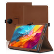 For TCL Nxtpaper 14 14.3-Inch Skin Texture All Inclusive Leather Tablet Case(Dark Brown) - Others by PMC TechLife | Online Shopping South Africa | PMC TechLife | Buy Now Pay Later Mobicred